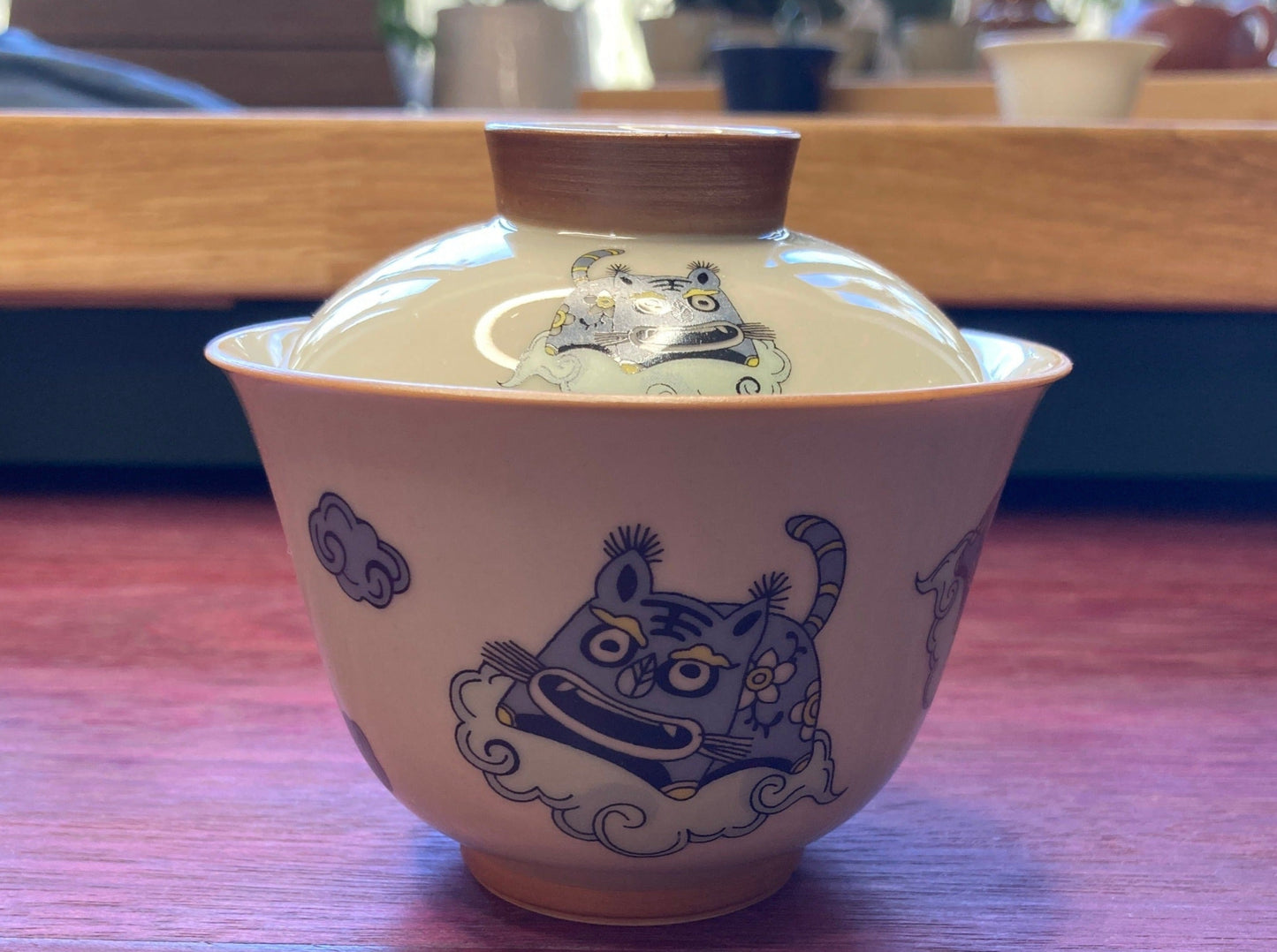 Tiger Gaiwan 150ml/Tiger Cups 35ml