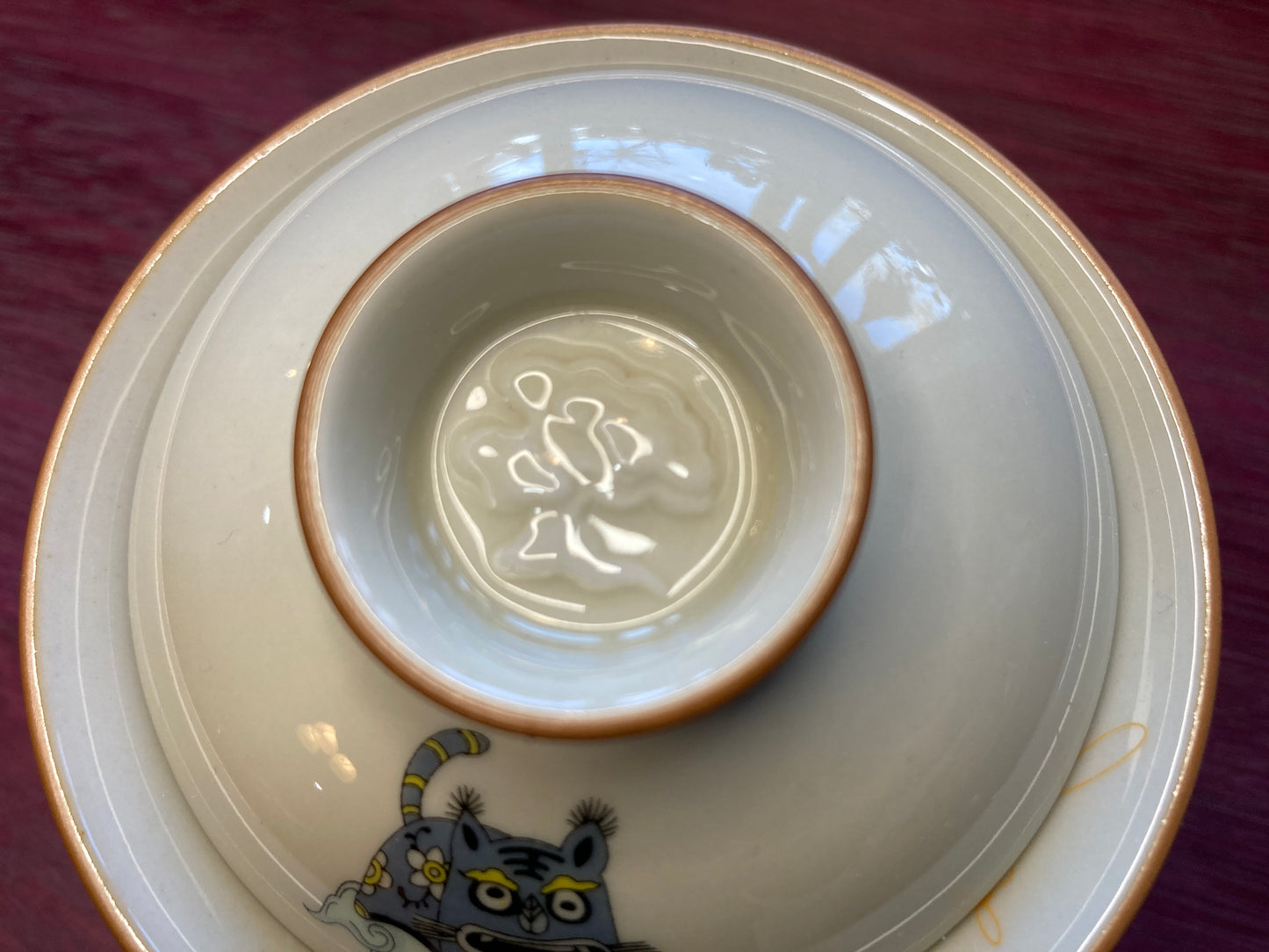 Tiger Gaiwan 150ml/Tiger Cups 35ml