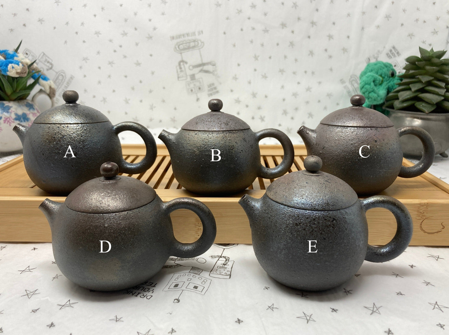 Jianshui Zitao Dragon's Egg Wood Fired Tea pots 130-150ml