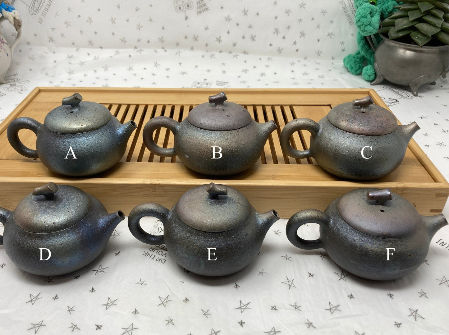 Jianshui Zitao Wood Fired Qie Duan Tea Pots Approx 120-150ml