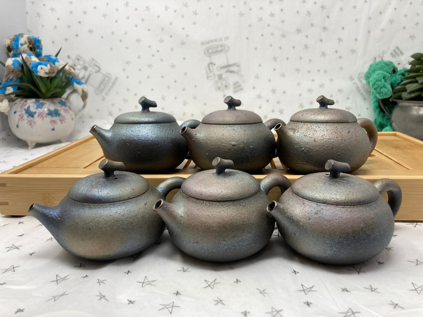 Jianshui Zitao Wood Fired Qie Duan Tea Pots Approx 120-150ml