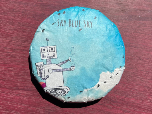 2025 Sky Blue Sky 100g Bai Mudan cake
