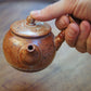 140 mL Red Ruyao Kyusu Artisan Teapot - Red