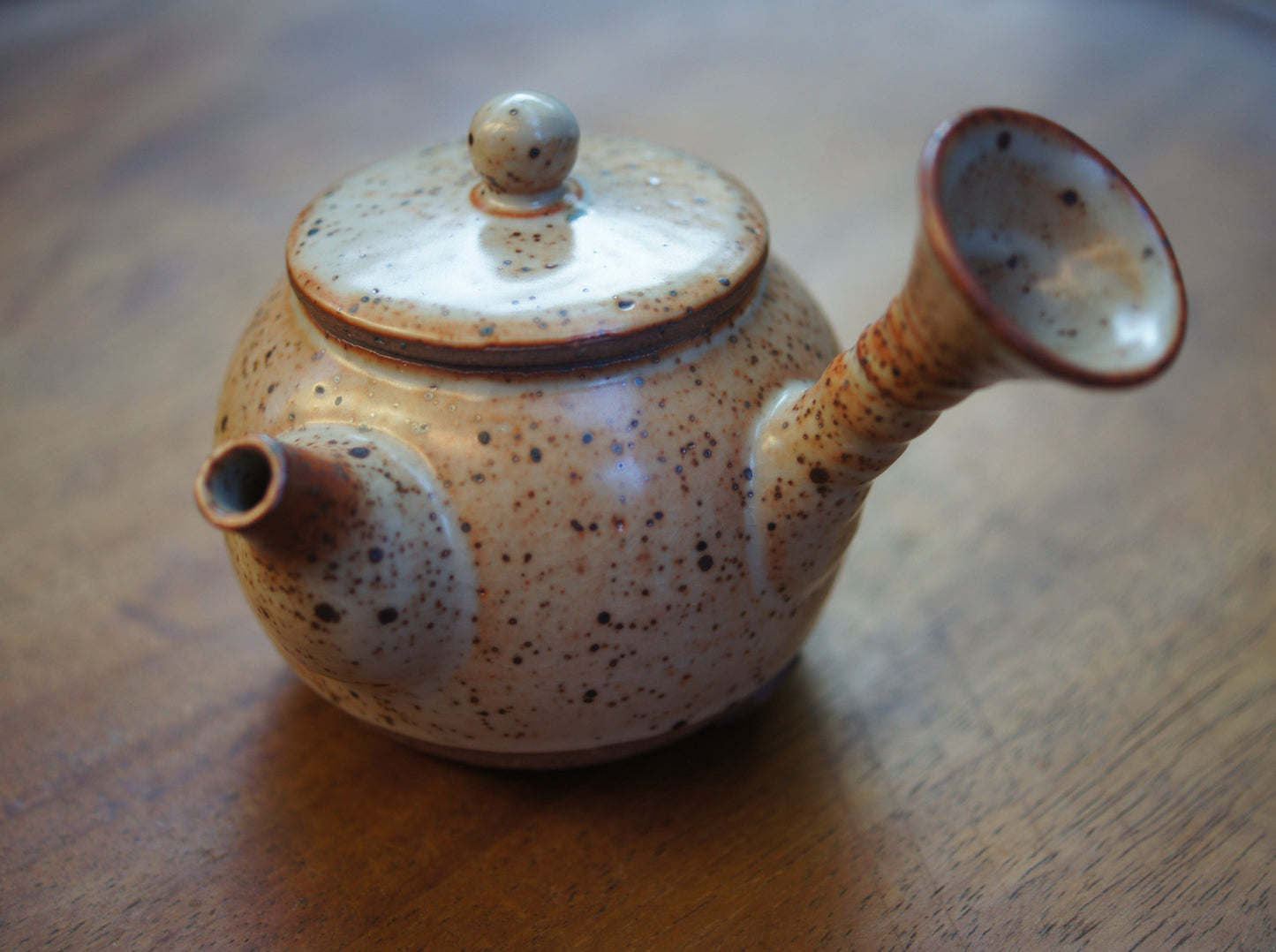 140 mL Red Ruyao Kyusu Artisan Teapot - White