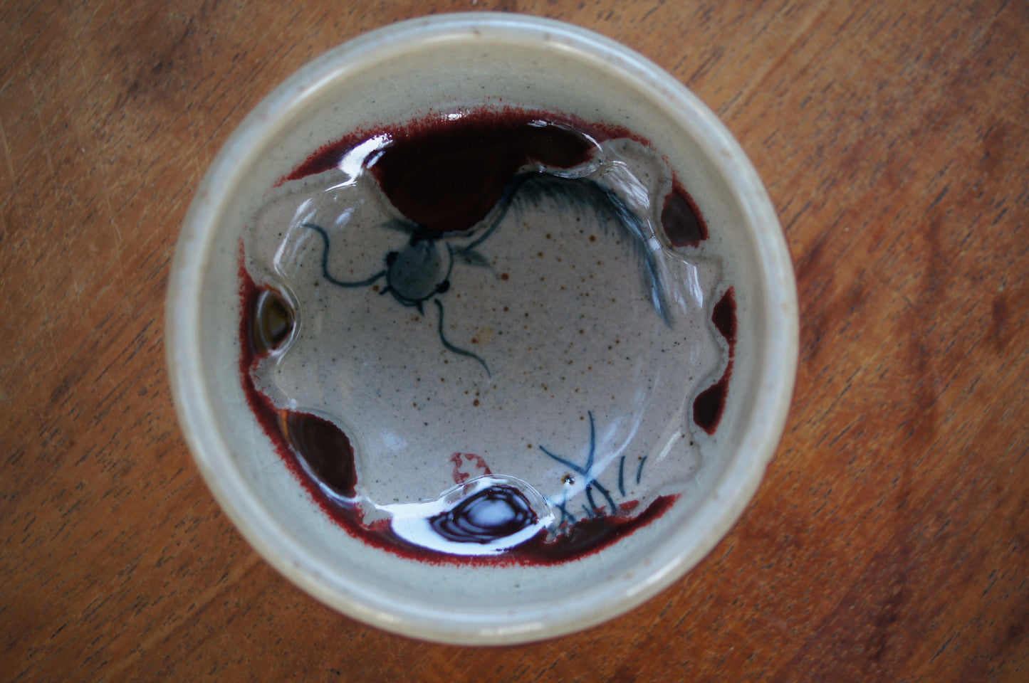Wine Drip Fish Cup