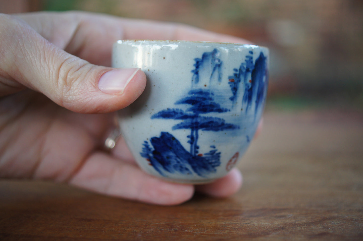 Tea Cup With Landscape